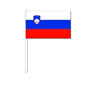 Zwaaivlaggetje vlag Slovenie - 12 x 24 cm - handvlaggetje - landenvlag