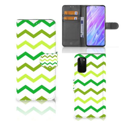Samsung Galaxy S20 | Telefoon Hoesje | Zigzag Groen