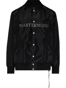 Mastermind World veste bomber à ornements en cristal - Noir