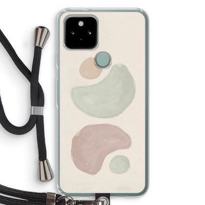 Geo #10: Pixel 5 Transparant Hoesje met koord