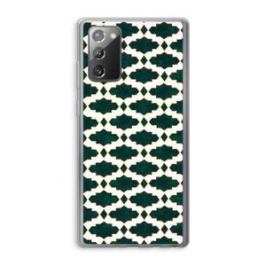 Moroccan tiles: Samsung Galaxy Note 20 / Note 20 5G Transparant Hoesje