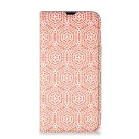iPhone 13 Pro Max | Hoesje met Magneet | Pattern Orange