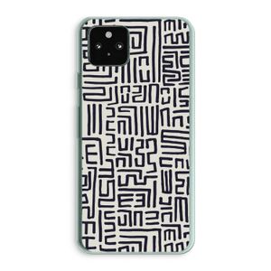 Moroccan Print: Google Pixel 5a 5G Transparant Hoesje