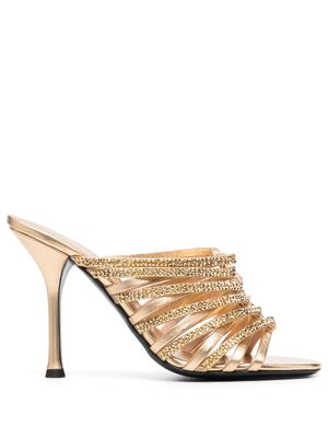 Valentino Garavani mules à brides 95 mm - Or