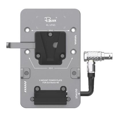Rolux v-mount battery plate rl-vp4d voor dji ronin 4d