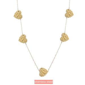 Day&Eve Ketting Long Heart | Goud