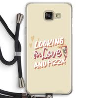 Pizza is the answer: Samsung Galaxy A5 (2016) Transparant Hoesje met koord