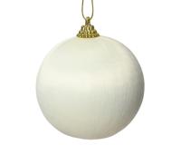 Kerstbal foam d8 cm wolwit I kerst - Decoris