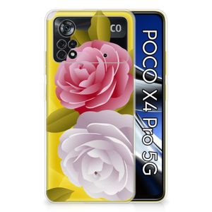 Xiaomi Poco X4 Pro 5G TPU Case Roses