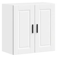 Keukenbovenkast Porto bewerkt hout wit