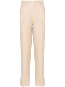 Zegna pantalon de costume à pinces - Tons neutres