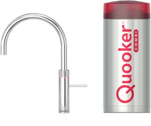 Quooker Fusion round met COMBI boiler 3-in-1 kokend water kraan Chroom