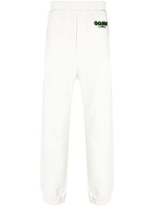 OAMC pantalon de jogging à patch logo - Blanc