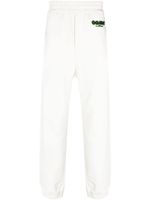 OAMC pantalon de jogging à patch logo - Blanc