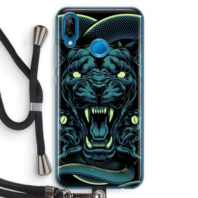 Cougar and Vipers: Huawei P20 Lite Transparant Hoesje met koord
