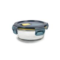Hermetische Lunchtrommel Quid Astral 400 ml 14 x 14 x 6 cm Blauw Glas - thumbnail