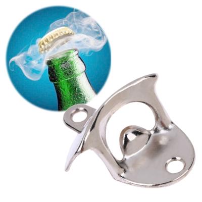 2 stuks Vintage fles opener muur gemonteerde wijn bier opener (zilver)