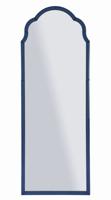 TANGER BLAUWE WANDSPIEGEL CM 55X2X150 ( BINNENSPIEGEL AFMETING 49X144)