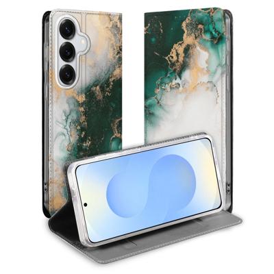 Book Case Samsung Galaxy S26 Plus Marmer Groen Book Case Samsung Galaxy S26 Plus Marmer Groen