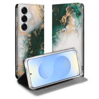 Book Case Samsung Galaxy S26 Plus Marmer Groen