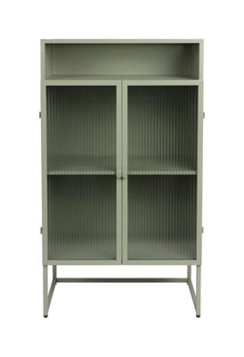 ZILT Vitrinekast 'Lislie' 105 x 60cm, kleur Groen