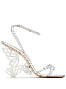 Sophia Webster sandales Paloma 100 mm en cuir - Argent