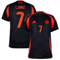 Colombia Shirt Uit 2024-2025 + L. Díaz 7
