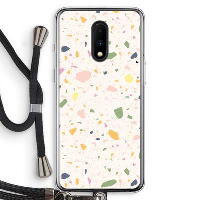 Terrazzo N°21: OnePlus 7 Transparant Hoesje met koord