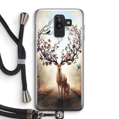 Seasons Change: Samsung Galaxy J8 (2018) Transparant Hoesje met koord