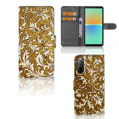 Wallet Case Sony Xperia 10 IV Barok Goud