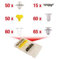 KS Tools 420.0750 Bevestigingsset clip voor Renault, 300-delig