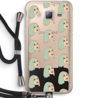 King Kylie: Samsung Galaxy J3 (2016) Transparant Hoesje met koord