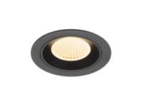 SLV InbouwspotNuminos M zwart 2700K - 40gr - 1009598