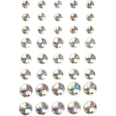 Creativ Company Strasstenen kristal 6-8-10mm, 40st.