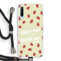 Don't forget to have a great day: Huawei P Smart Pro Transparant Hoesje met koord