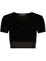 Dolce & Gabbana t-shirt à logo DG - Noir