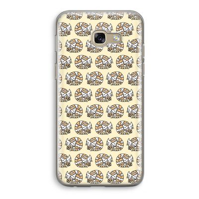 Slapende poes: Samsung Galaxy A5 (2017) Transparant Hoesje