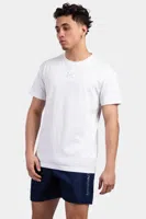 EA7 Emporio Armani Metal Logo T-Shirt Heren Wit - Maat XS - Kleur: Wit | Soccerfanshop