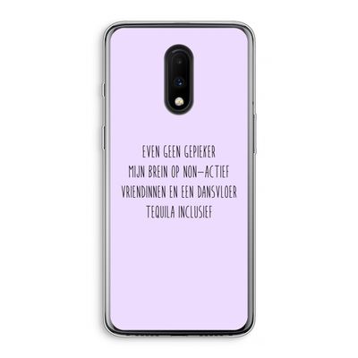 Tequila: OnePlus 7 Transparant Hoesje