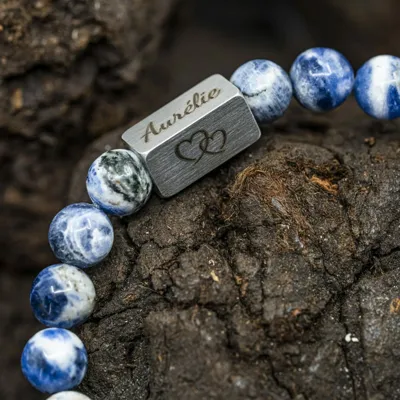 Poseidon - Sodaliet - Eigen tekst Kralen armband