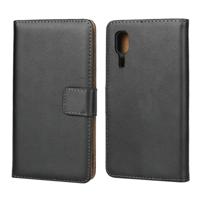 Horizontale Flip lederen case voor Galaxy a2 core met magnetische gesp & houder & kaartsleuven & portemonnee (zwart)