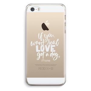 Partner in crime: iPhone 5 / 5S / SE Transparant Hoesje