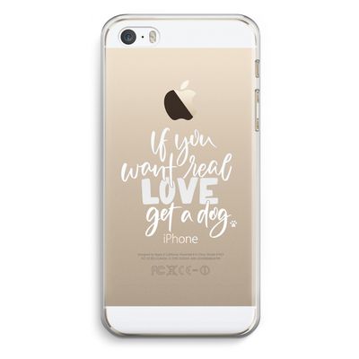 Partner in crime: iPhone 5 / 5S / SE Transparant Hoesje