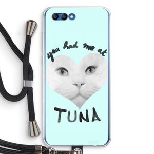 You had me at tuna: Honor 10 Transparant Hoesje met koord
