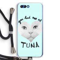 You had me at tuna: Honor 10 Transparant Hoesje met koord