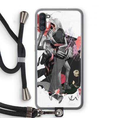 Dissimulation du réel: Samsung Galaxy A11 Transparant Hoesje met koord