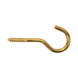 pgb-Europe PGB-FASTENERS | Schroefhaak Ø 2,15x10 Messing 0000SHMS0021500103