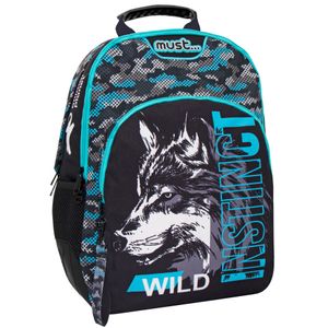 Animal Planet Rugzak Wolf - 45 x 32 x 15 cm - Polyester