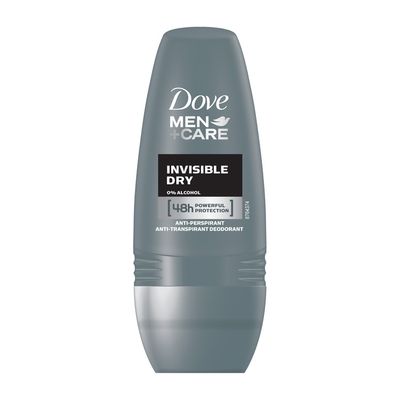 Dove Men+Care Invisible Dry, 50ml Mannen Rollerdeodorant