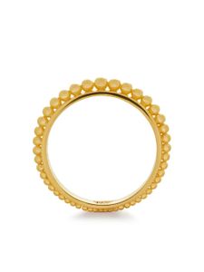 Monica Vinader Deia bead-embellished stacking ring - Or